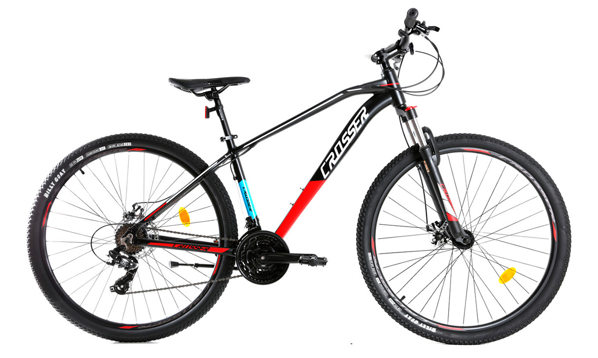Фотография Велосипед Crosser Jazzz 2 29" 2021, размер М, Черно-красный